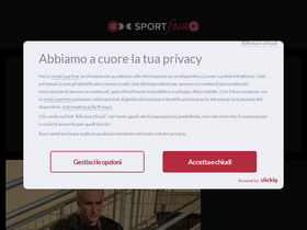 'sportfair.it' screenshot
