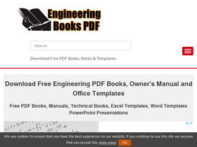 'engineeringbookspdf.com' screenshot
