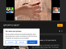 'sportsnest.co' screenshot
