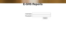'eghsreports.com' screenshot