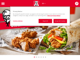 'kfc-suisse.ch' screenshot