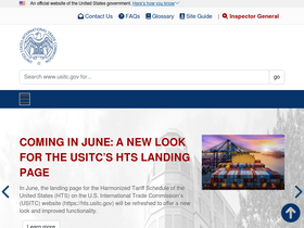 'usitc.gov' screenshot