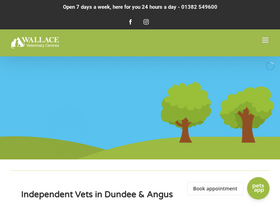 'wallacevets.com' screenshot
