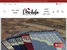 'mymodefa.com' screenshot