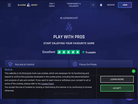 'blazingboost.com' screenshot