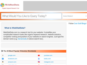'webstatdata.com' screenshot
