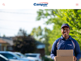 'canpar.com' screenshot