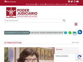 'tjac.jus.br' screenshot