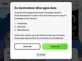 'talkmore.no' screenshot