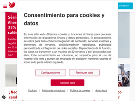 'saunierduval.es' screenshot