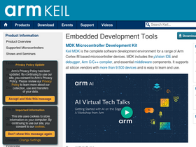 'keil.com' screenshot