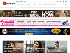 'kalakkalcinema.com' screenshot