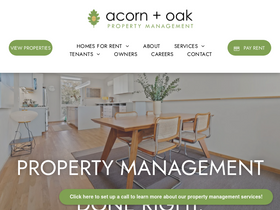 'acorn-oak.com' screenshot