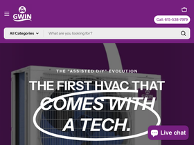 gwinhvac.com homepage screenshot