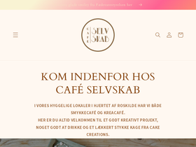 Cafeselvskab homepage screenshot