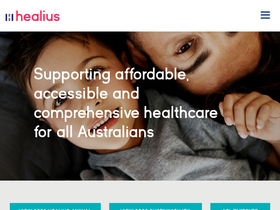 'healius.com.au' screenshot