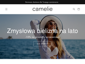 'camelie.pl' screenshot