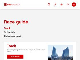 'bakucitycircuit.com' screenshot