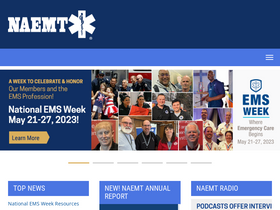 'naemt.org' screenshot