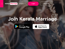 'keralamarriage.com' screenshot