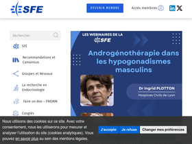 'sfendocrino.org' screenshot