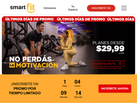 'smartfit.cr' screenshot