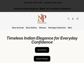navposhaak.com homepage screenshot