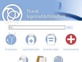 'legemiddelhandboka.no' screenshot