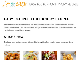 'jz-eats.com' screenshot