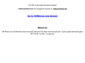 '123moviesfree.love' screenshot