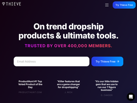 'thieve.co' screenshot