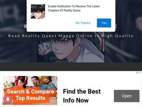 'reality-quest.online' screenshot