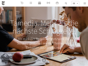 'tamedia.ch' screenshot
