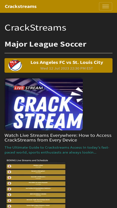 Crackstreams arsenal discount