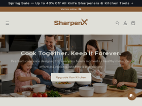 sharpenx.shop homepage screenshot