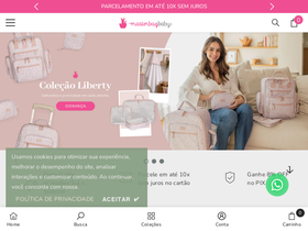 masterbagbaby.com.br homepage screenshot