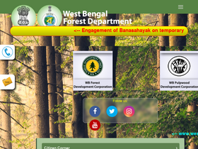 'westbengalforest.gov.in' screenshot