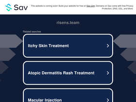 'risens.team' screenshot