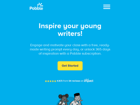 'pobble.com' screenshot