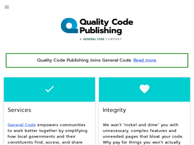 'qcode.us' screenshot