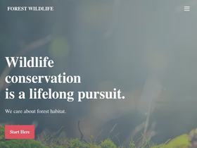 'forestwildlife.org' screenshot