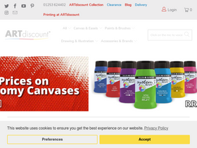 'artdiscount.co.uk' screenshot