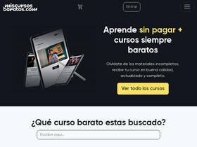 'miscursosbaratos.com' screenshot