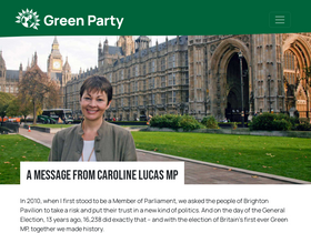 'greenparty.org.uk' screenshot