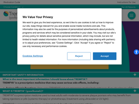 'tremfya.com' screenshot