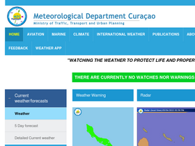 'meteo.cw' screenshot