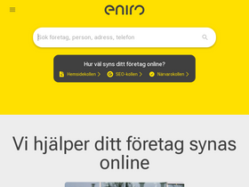 'uppdatera.eniro.se' screenshot