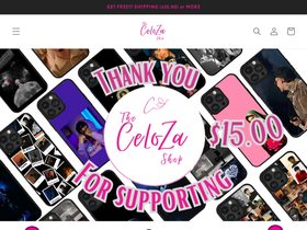 thecelozashop.com homepage screenshot