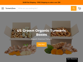 turmericzone.com homepage screenshot