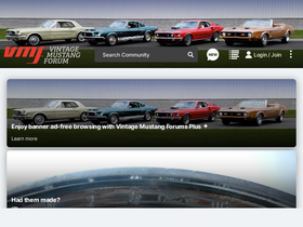 'vintage-mustang.com' screenshot